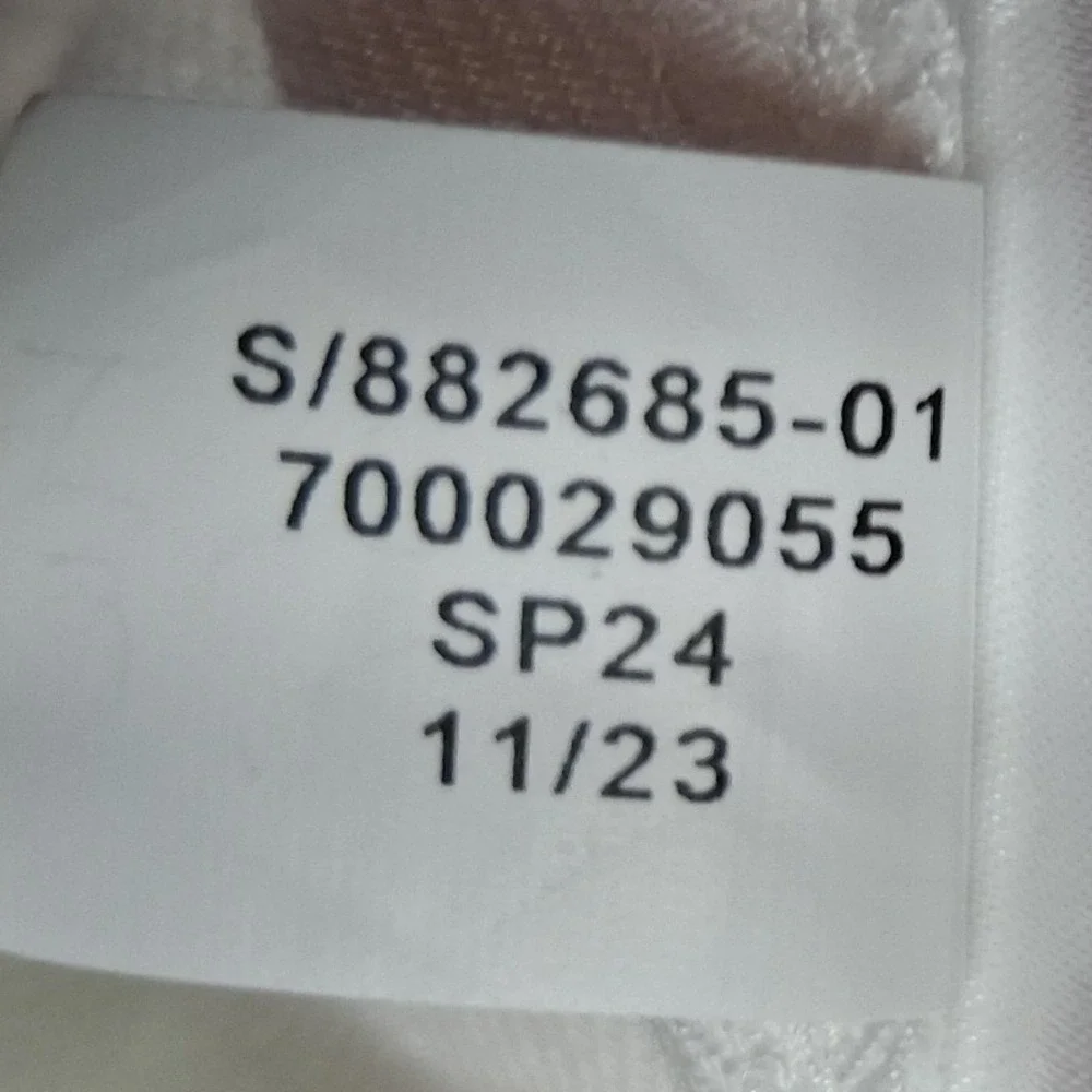 Banana Republic White 100% Linen Utility Jumpsuit Long Sleeve NWT S 882685-01-1